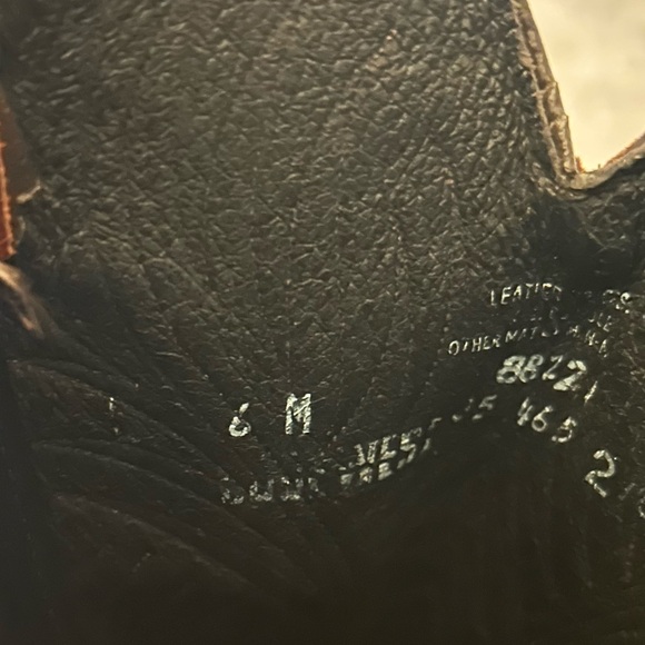 Code West l Brown Cowgirl Boots Genuine Leather Hand Painted Size 6 - Picture 8 of 8